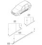 Diagram for Kia Spectra Door Moldings - 877112F300