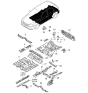 Diagram for 2005 Kia Spectra Floor Pan - 651112F010