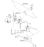 Diagram for Kia Spectra Power Steering Hose - 575102F100