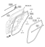 Diagram for Kia Niro EV Door Seal - 83140G5000