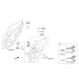 Diagram for 2022 Kia Niro EV Door Handle - 82610G5010