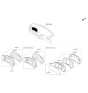 Diagram for Kia Niro Speedometer - 94011G5620