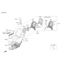 Diagram for 2017 Kia Niro Seat Cover - 88460G5111B31