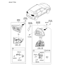 Diagram for Kia Niro Back Up Light - 92403G5000