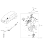 Diagram for 2019 Kia Niro Shift Cable - 46790G5100