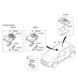 Diagram for 2019 Kia Niro Dome Light - 92800G5100HGC