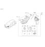 Diagram for Kia Niro EV Light Control Module - 92190G5210