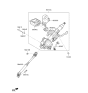 Diagram for 2017 Kia Niro Power Steering Assist Motor - 56330F2000