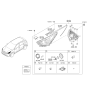 Diagram for 2019 Kia Niro Headlight - 92102G5040