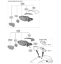 Diagram for 2022 Kia Niro Mirror Cover - 87616G5000