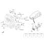 Diagram for 2018 Kia Niro Engine Control Module - 391A503DH1