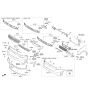 Diagram for Kia Niro Bumper - 86511G5010