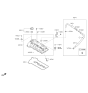 Diagram for 2017 Kia Niro Crankcase Breather Hose - 2671003HA1