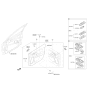 Diagram for 2017 Kia Niro Power Window Switch - 93570G5240