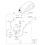 Diagram for 2019 Kia Niro Washer Reservoir - 98621G5000