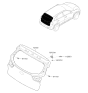 Diagram for 2012 Kia Forte Koup Door Hinge - 797702L200