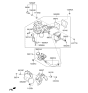 Diagram for 2019 Kia Niro Brake Master Cylinder Reservoir - 58500G5300