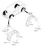 Diagram for 2018 Kia Niro Wheelhouse - 86811G5000