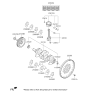 Diagram for 2019 Kia Niro Piston Ring Set - 2304003HA0