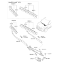 Diagram for Kia Wiper Blade - 983503S300