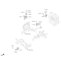 Diagram for 2022 Kia Niro Engine Mount Bracket - 21830G2000