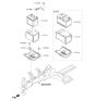 Diagram for Kia Rio Battery Terminal - 371801W010