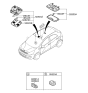 Diagram for 2014 Kia Rio Dome Light - 928501W000DCM