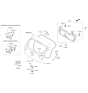 Diagram for 2016 Kia Rio Tailgate Handle - 812601W240