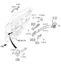 Diagram for 2016 Kia Rio Door Handle - 836101W000JBW