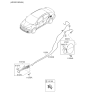 Diagram for 2012 Kia Rio Fuel Door - 695101W000