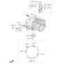 Diagram for 2017 Kia Rio Transmission Assembly - 4300026777