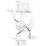 Diagram for 2016 Kia Rio Battery Cable - 918501W620