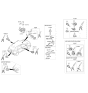 Diagram for Kia Rio Ignition Switch - 819101W520