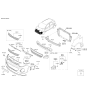 Diagram for Kia Rio Air Deflector - 865911W500