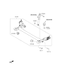 Diagram for Kia Rio Crossmember Bushing - 551601W000