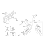 Diagram for Kia Rio Mirror Switch - 935301W001