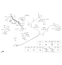 Diagram for 2015 Kia Rio Hydraulic Hose - 587371W300