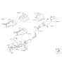 Diagram for Kia Exhaust Heat Shield - 287911W600