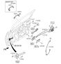 Diagram for Kia Rio Door Handle - 826511W100DYS