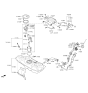 Diagram for 2016 Kia Rio Fuel Tank - 311501R500