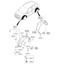 Diagram for 2012 Kia Rio Mud Flaps - 868331W200