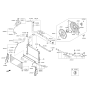 Diagram for 2020 Kia Optima Hybrid Air Deflector - 29134A8500