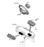 Diagram for 2018 Kia Optima Hybrid Air Bag - 56970D4000