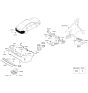 Diagram for 2019 Kia Optima Hybrid Parking Assist Distance Sensor - 99310D4000ABP