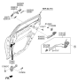 Diagram for 2020 Kia Optima Hybrid Door Handle - 83651A8000