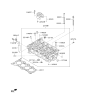 Diagram for 2020 Kia Optima Hybrid Cylinder Head - 221102E280