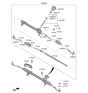 Diagram for 2020 Kia Optima Rack And Pinion - 56500A8800