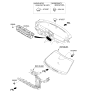 Diagram for Kia Optima Hybrid Blower Control Switches - 97250A8BT0WK