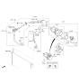 Diagram for 2020 Kia Optima Hybrid A/C Hose - 97775A8101