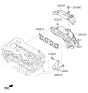 Diagram for Kia Optima Hybrid Exhaust Manifold - 285102EAF0